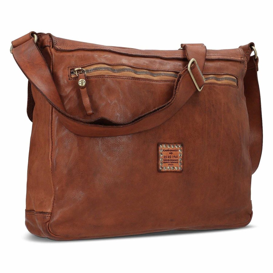 Business Campomaggi | Campomaggi Messenger Leather 37 Cm