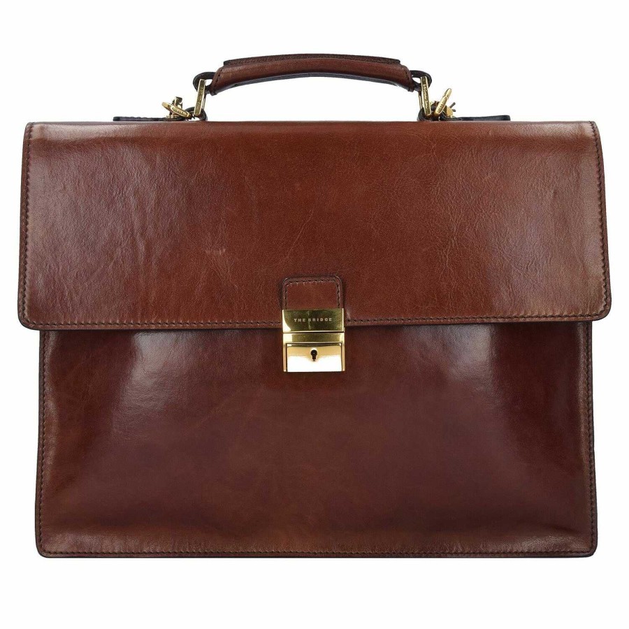 Business The Bridge | The Bridge Story Uomo Leather Briefcase 40 Cm