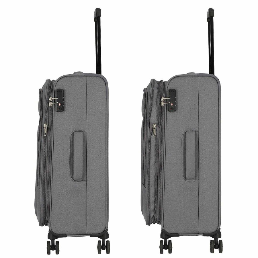 Travel Luggage American Tourister | American Tourister Street Roll 4 Wheel Suitcase Set 3 Pieces