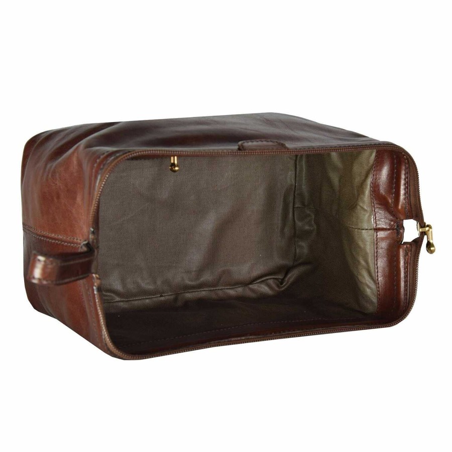 Travel Luggage The Bridge | The Bridge Story Uomo Toiletry Bag Leather 26 Cm