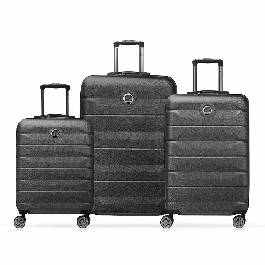 Travel Luggage Delsey Paris | Delsey Paris Air Armor 4 Wheel Suitcase Set 3 Pieces