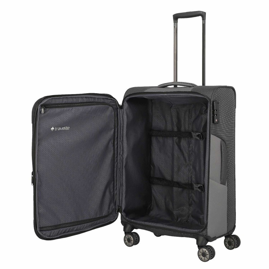 Travel Luggage Travelite | Travelite Viia 4 Wheel Suitcase Set 2 Pieces