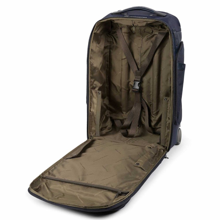 Travel Luggage Piquadro | Piquadro Brief 2-Wheel Backpack Trolley 53 Cm Laptop Compartment