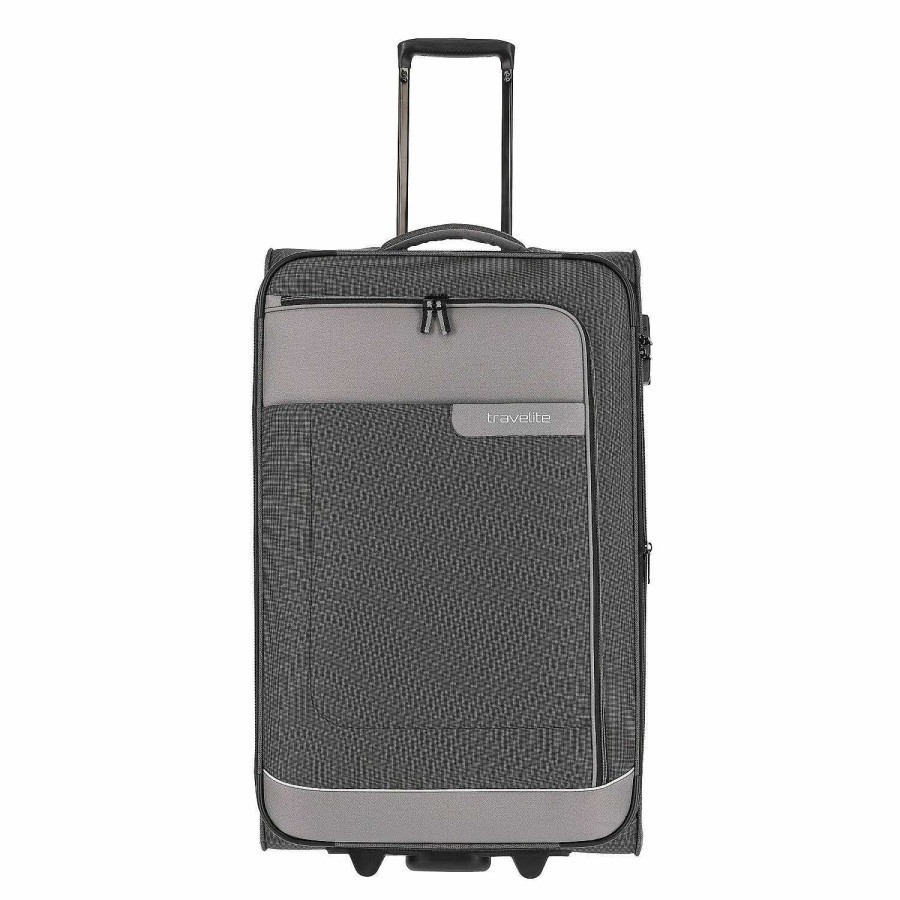 Travel Luggage Travelite | Travelite Viia 2 Wheels Trolley 77 Cm