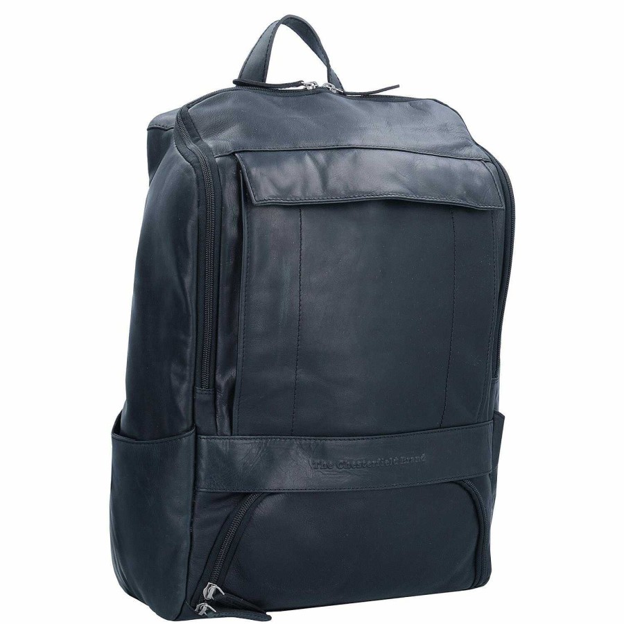 Business The Chesterfield Brand | The Chesterfield Brand Wax Pull Up Backpack Leather 45 Cm Laptop Compartment