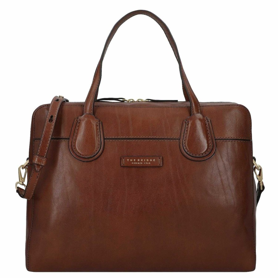 Business The Bridge | The Bridge Elettra Briefcase Leather 35.5 Cm Laptop Compartment