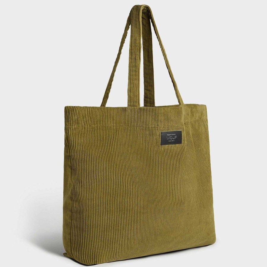 Bags Wouf | Wouf Corduroy Foldable Shopping Bag 40 Cm