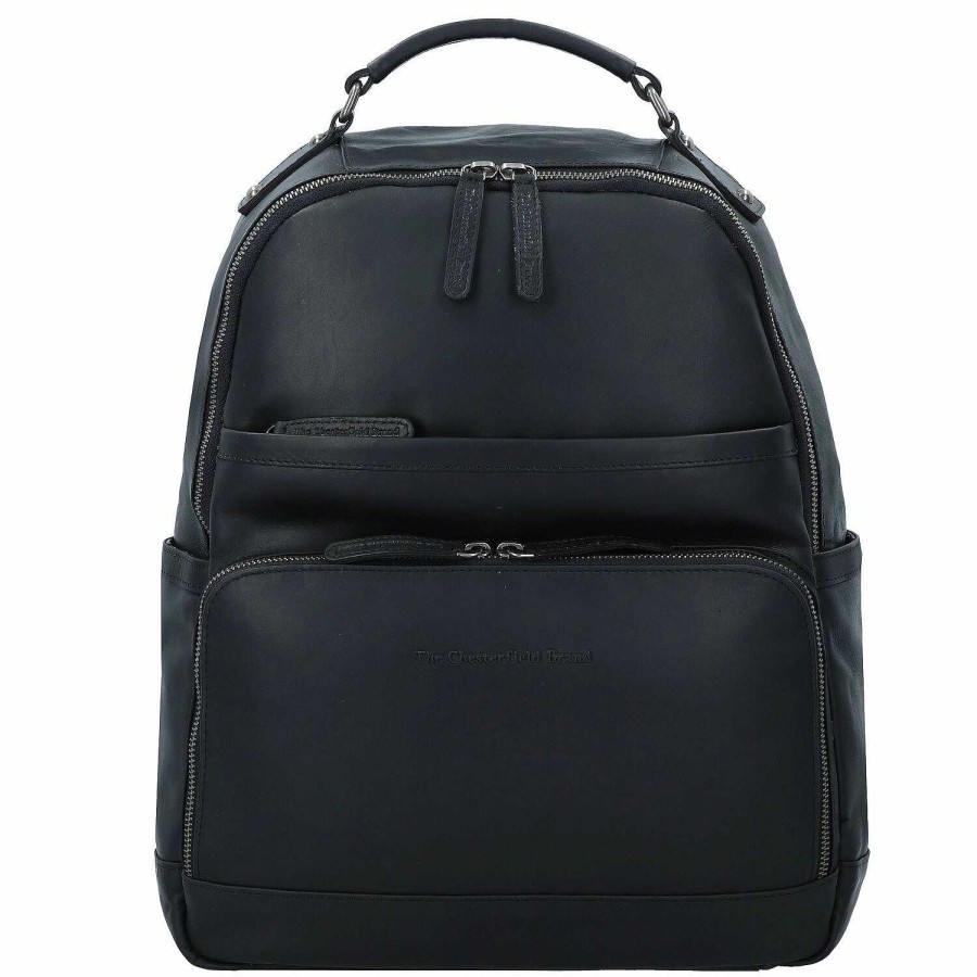 Business The Chesterfield Brand | The Chesterfield Brand Wax Pull Up Backpack Leather 39 Cm Laptop Compartment