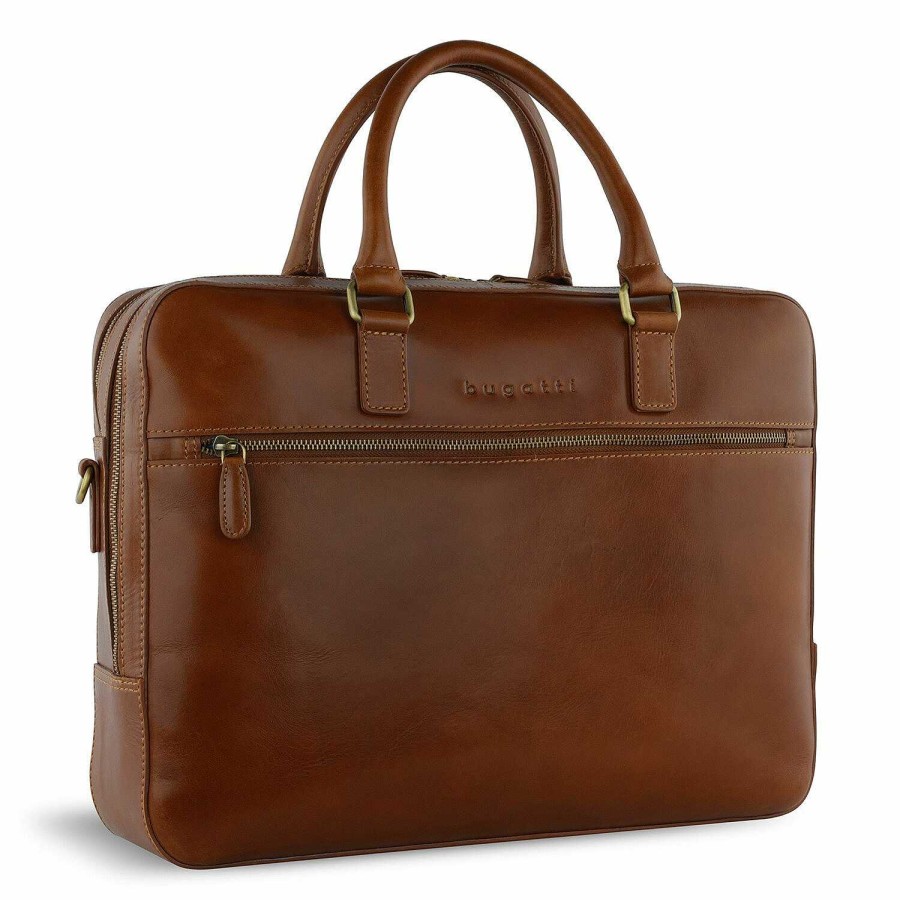 Business bugatti | Bugatti Remo Leather Briefcase 40 Cm Laptop Compartment