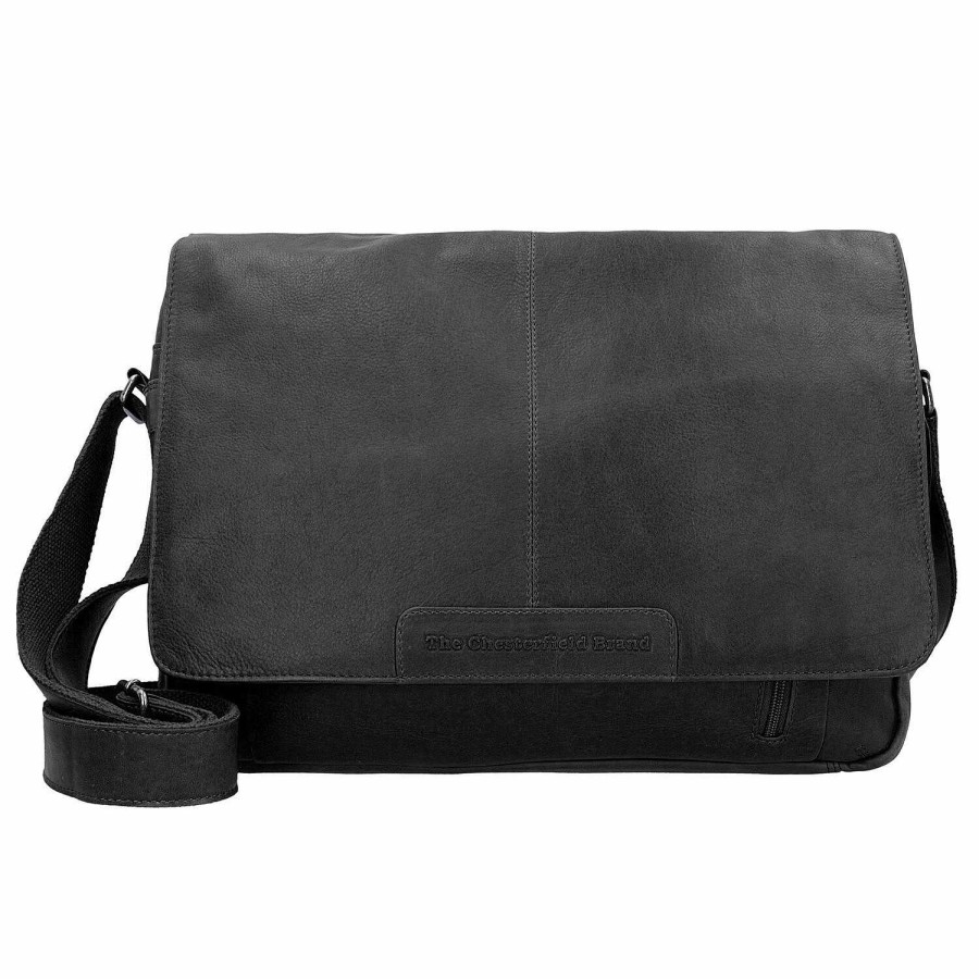 Business The Chesterfield Brand | The Chesterfield Brand Wax Pull Up Messenger Leather 40 Cm Laptop Compartment