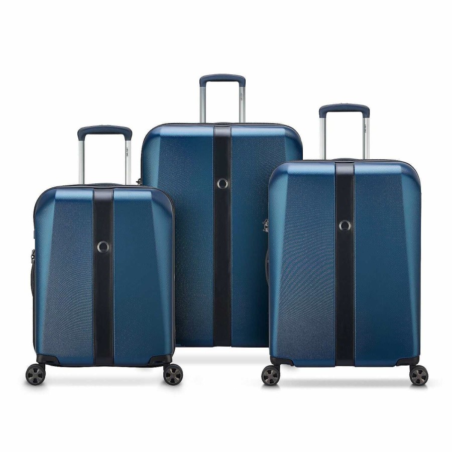 Travel Luggage Delsey Paris | Delsey Paris Promenade Hard 2.0 4 Wheel Suitcase Set 3 Pieces