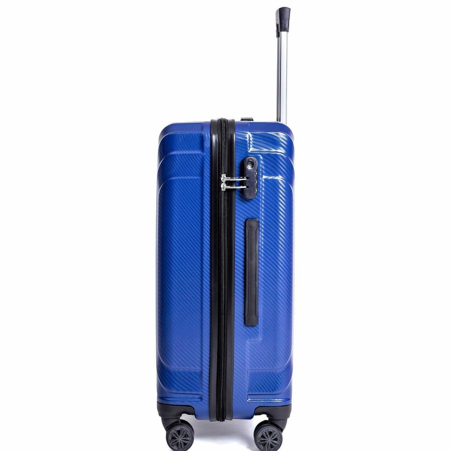 Travel Luggage Redolz | Redolz Essentials 02 4-Wheel Suitcase Set 3 Pieces.