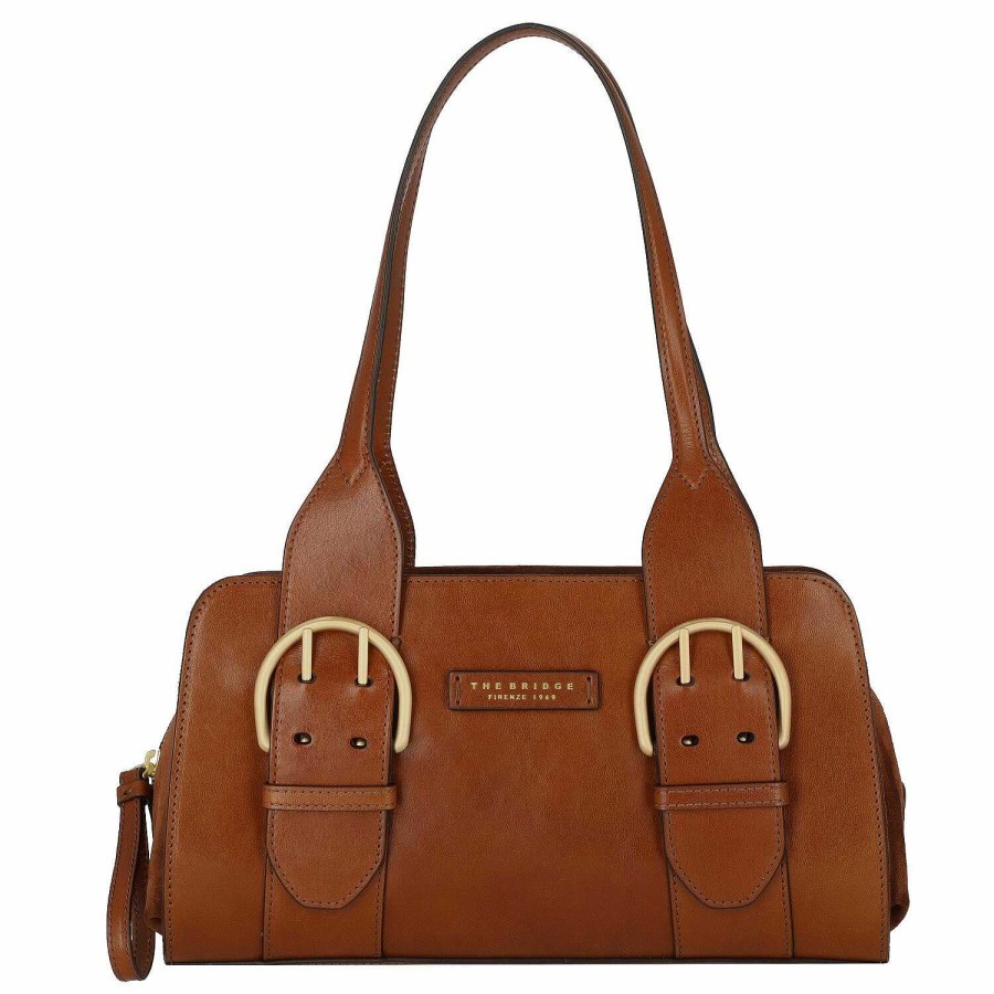 Bags The Bridge | The Bridge Elena Shoulder Bag Leather 30 Cm