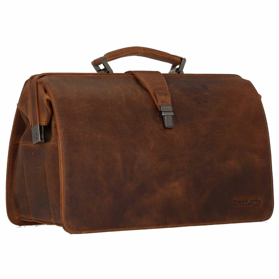 Business Greenland Nature | Greenland Nature Montana Doctor'S Case Leather 41 Cm