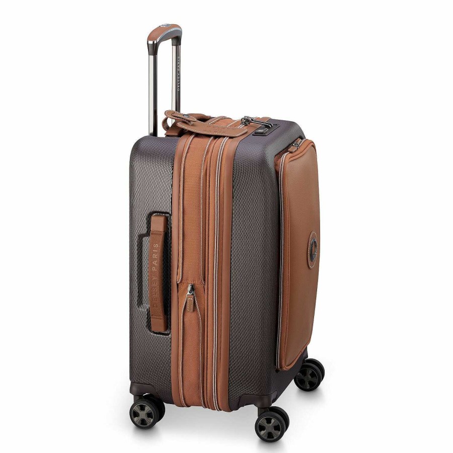 Travel Luggage Delsey Paris | Delsey Paris Chatelet Air 2.0 4-Wheel Cabin Trolley 55 Cm With Expansion Fold