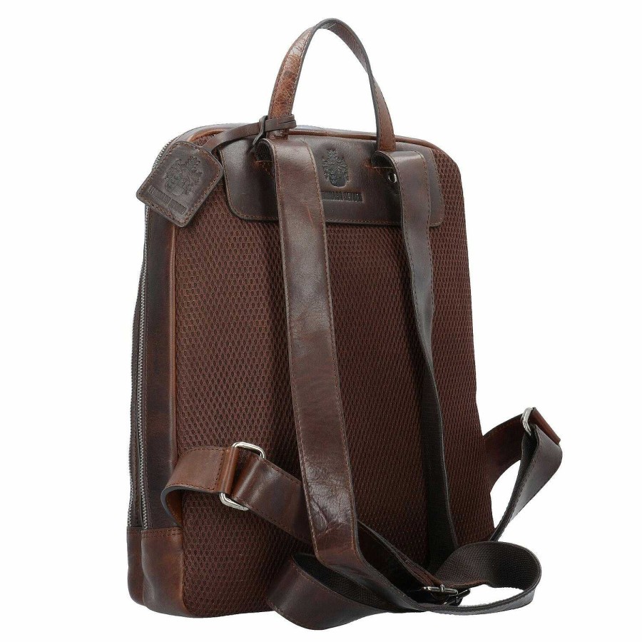 Business Leonhard Heyden | Leonhard Heyden Roma Backpack Leather 40 Cm Laptop Compartment