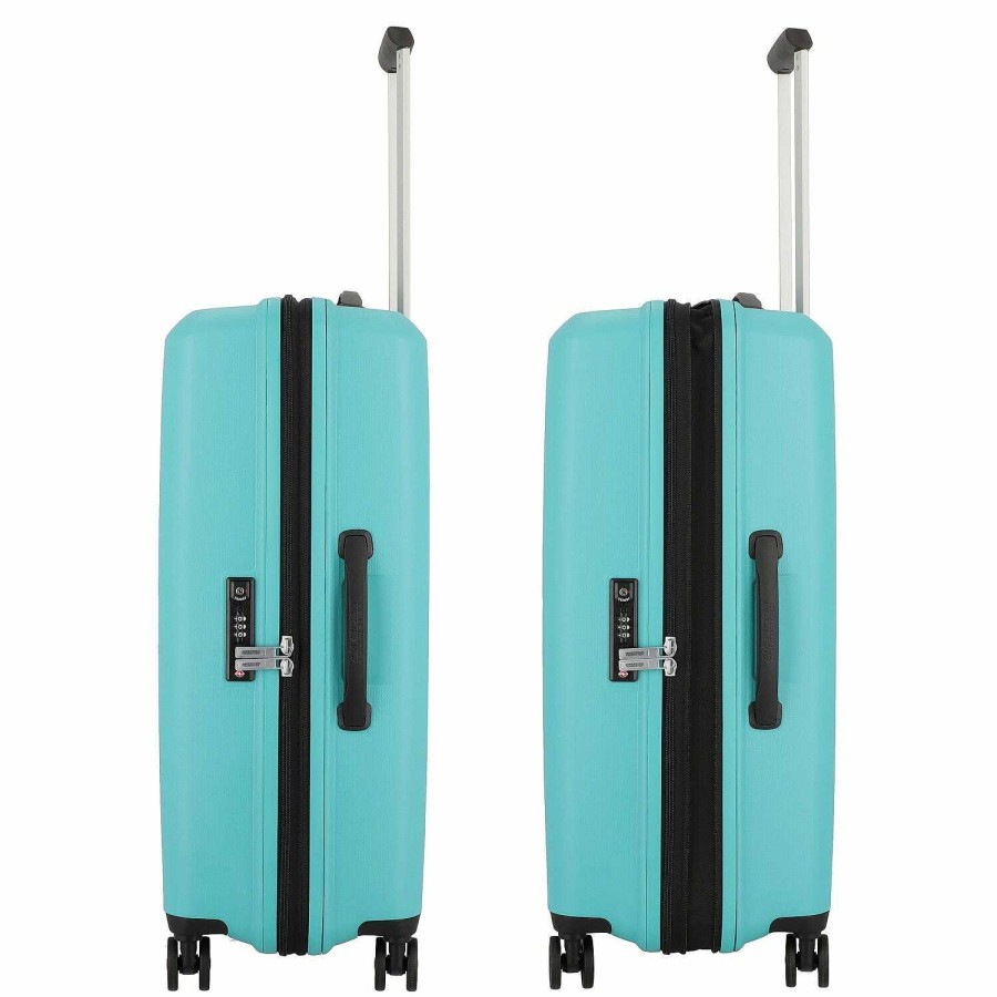 Travel Luggage American Tourister | American Tourister Aerostep 4 Wheels Trolley 67 Cm