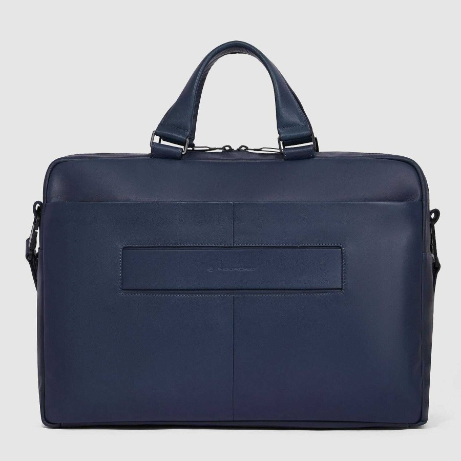 Business Piquadro | Piquadro David Briefcase Leather 42 Cm Laptop Compartment