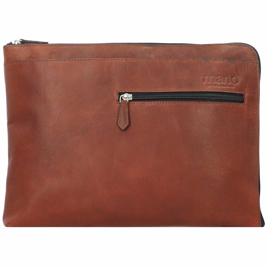 Business mano | Mano Don Valentino Laptop Sleeve Leather 37 Cm