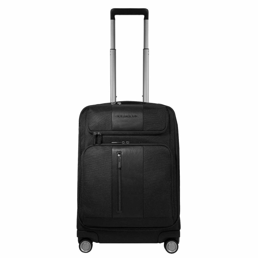 Travel Luggage Piquadro | Piquadro Brief 2 4 Wheels Cabin Trolley 55 Cm