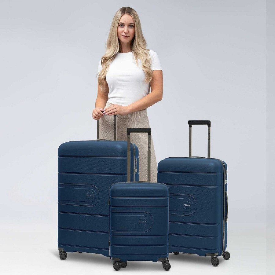 Travel Luggage Redolz | Redolz Essentials 11 3-Set 4-Wheel Suitcase Set 3-Piece