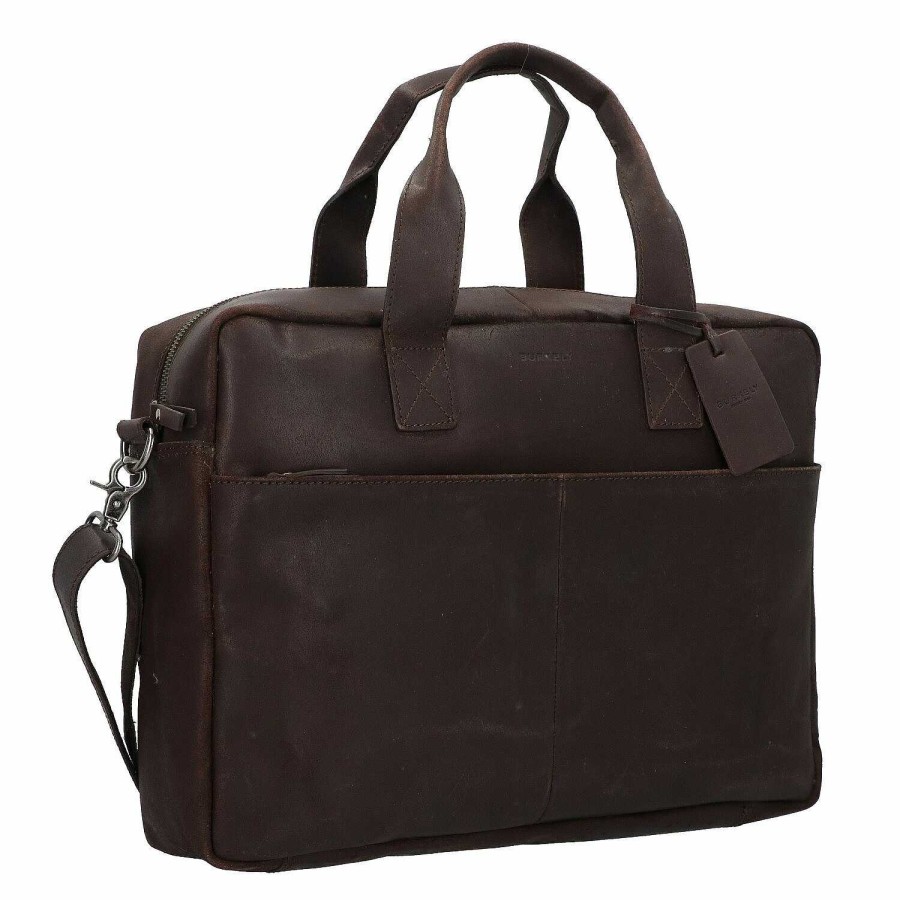 Business Burkely | Burkely Vintage River Briefcase Leather 41 Cm Laptop Compartment