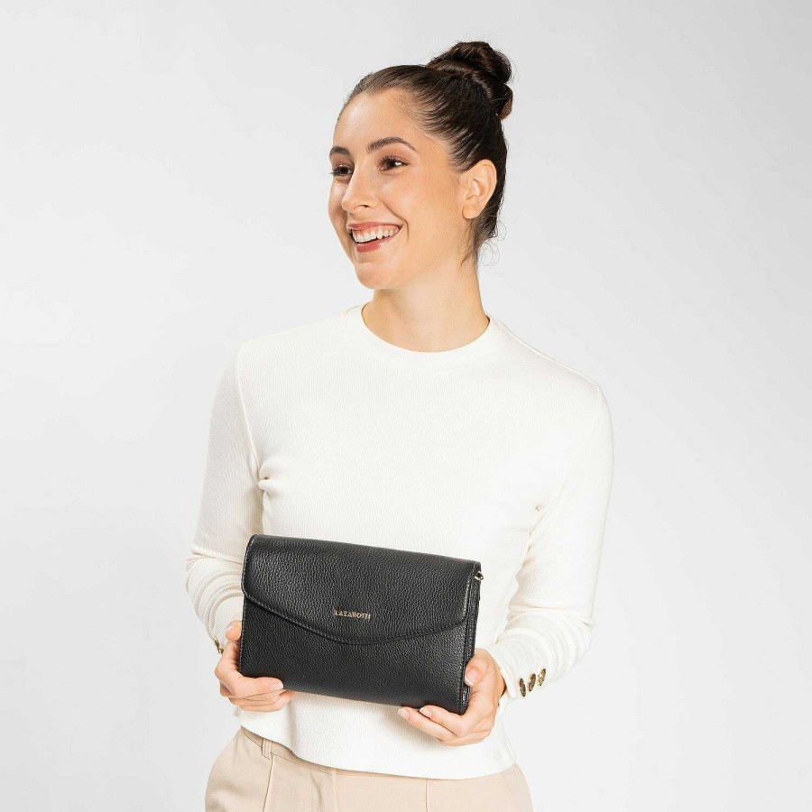 Bags Lazarotti | Lazarotti Bologna Leather Clutch Bag Leather 23 Cm