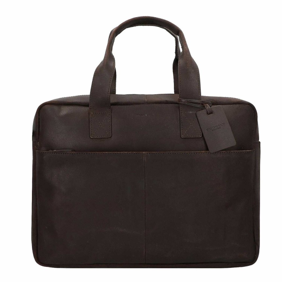 Business Burkely | Burkely Vintage River Briefcase Leather 41 Cm Laptop Compartment