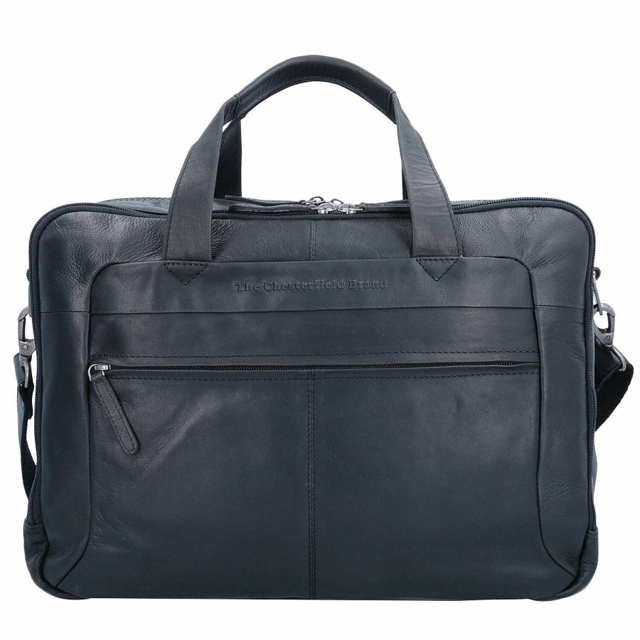 Business The Chesterfield Brand | The Chesterfield Brand Wax Pull Up Briefcase Leather 44 Cm Laptop Compartment