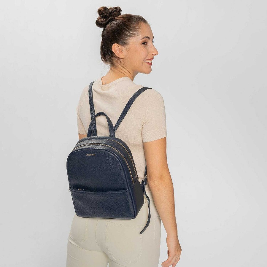 Backpacks Lazarotti | Lazarotti Bologna Leather City Backpack Leather 31 Cm