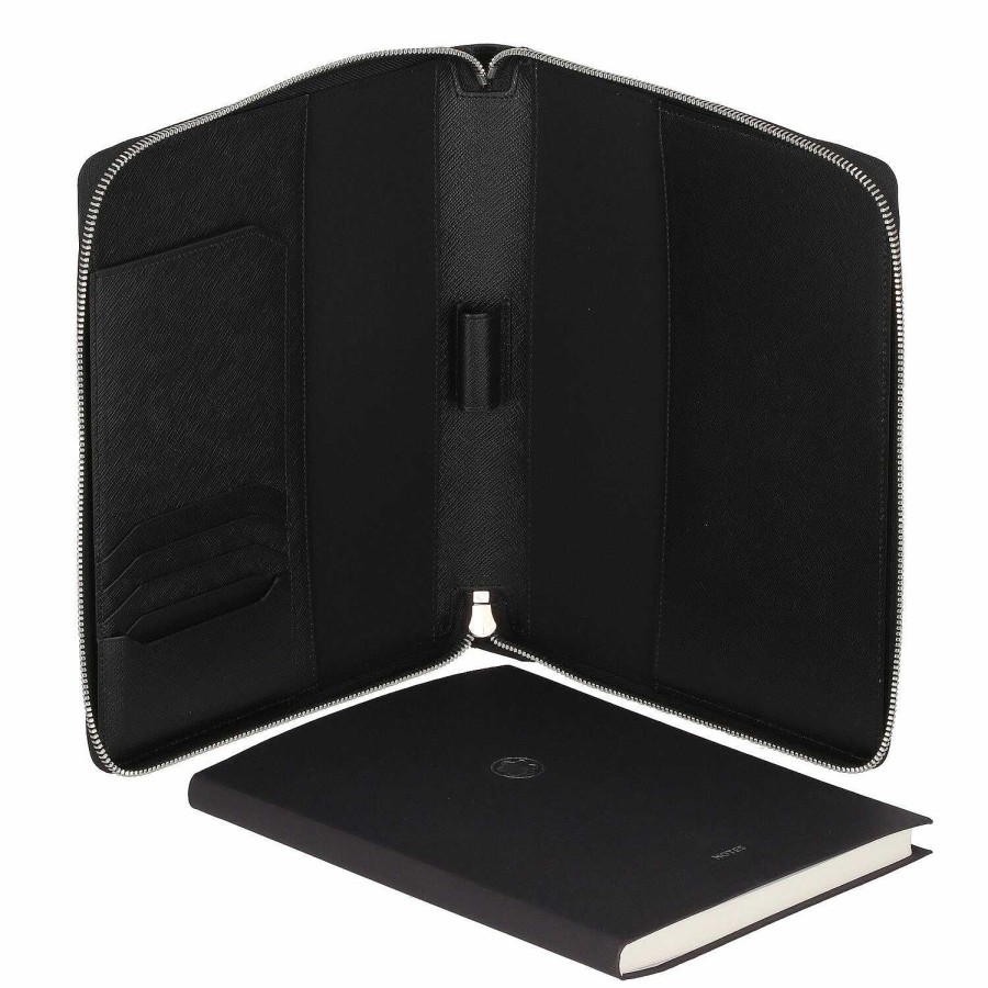 Business Montblanc | Montblanc Sartorial Writing Case Leather 19.5 Cm