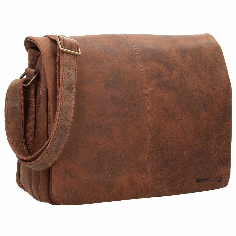 Business Greenland Nature | Greenland Nature Montenegro Messenger Leather 38 Cm