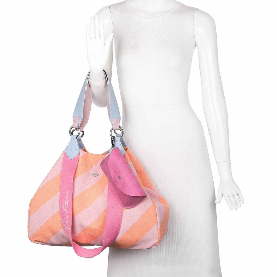 Bags Fritzi aus Preußen | Fritzi Aus Preusen Izzy Ice Canvas Shopper Bag M 42 Cm