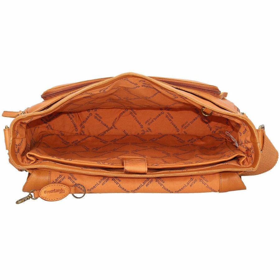 Business Greenland Nature | Greenland Nature Nature Messenger Leather 39 Cm Laptop Compartment