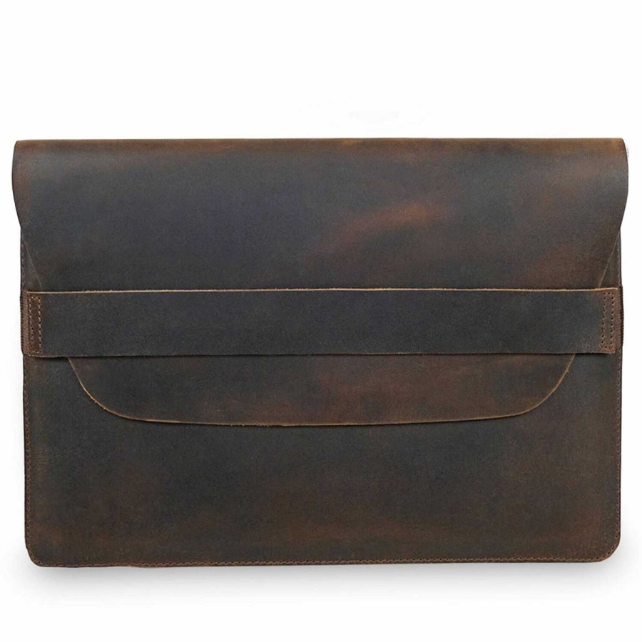 Business Buckle & Seam | Buckle & Seam Terra Laptop Sleeve Leather 30.5 Cm