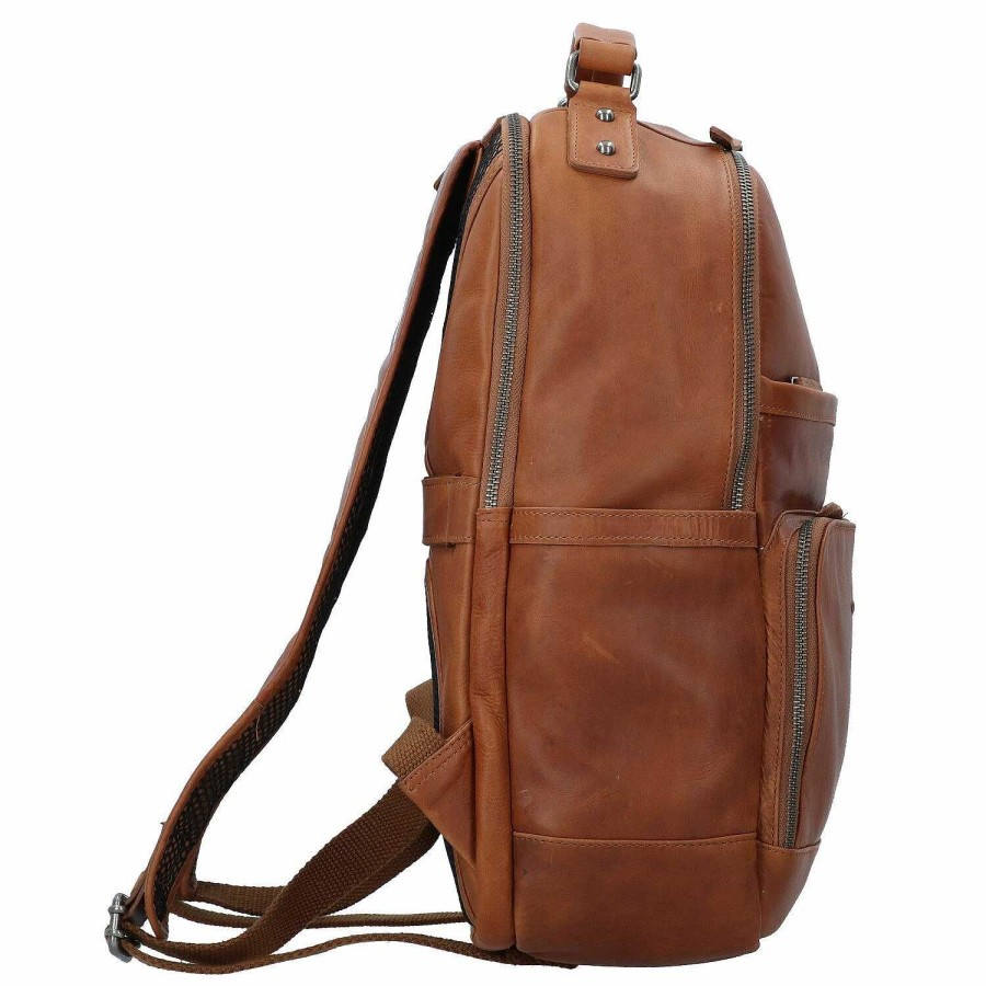 Business The Chesterfield Brand | The Chesterfield Brand Wax Pull Up Backpack Leather 39 Cm Laptop Compartment