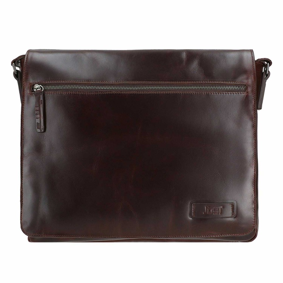 Business Jost | Jost Trelleborg Briefcase Messenger Leather 38 Cm Laptop Compartment