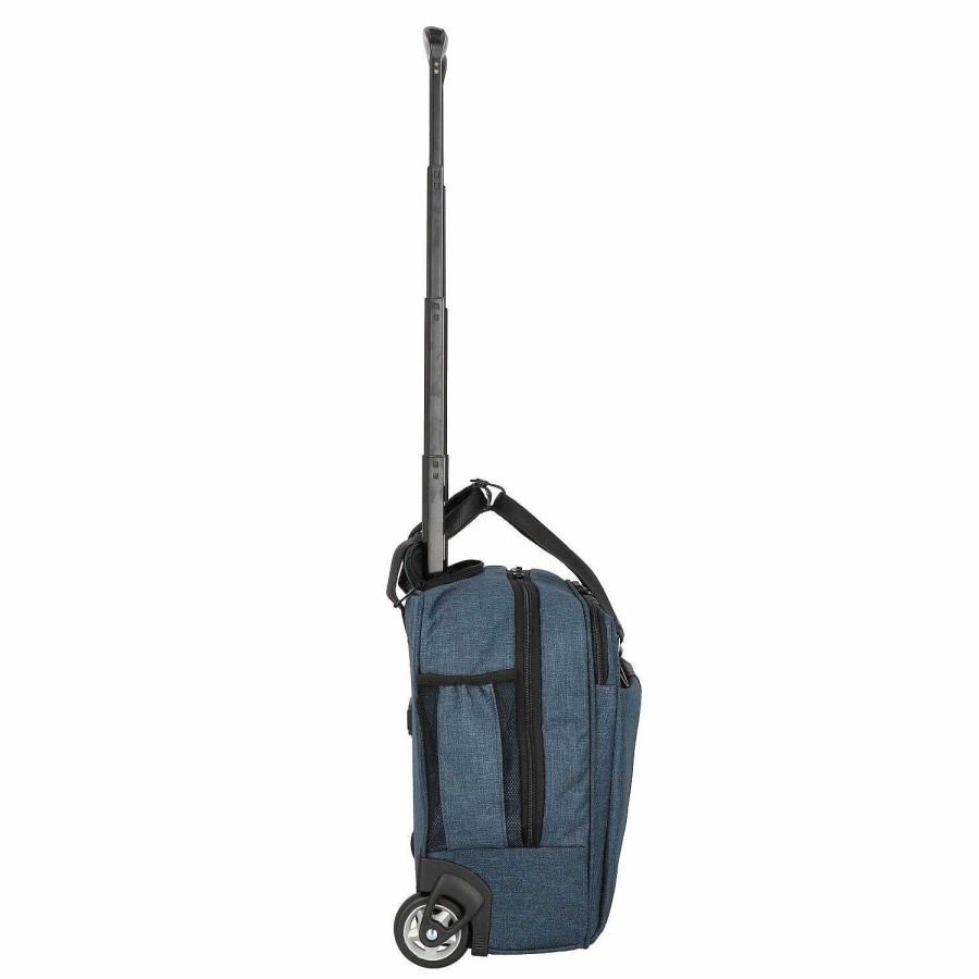 Travel Luggage Dermata | Dermata 2 Wheels Business Trolley 44 Cm Laptop Compartment