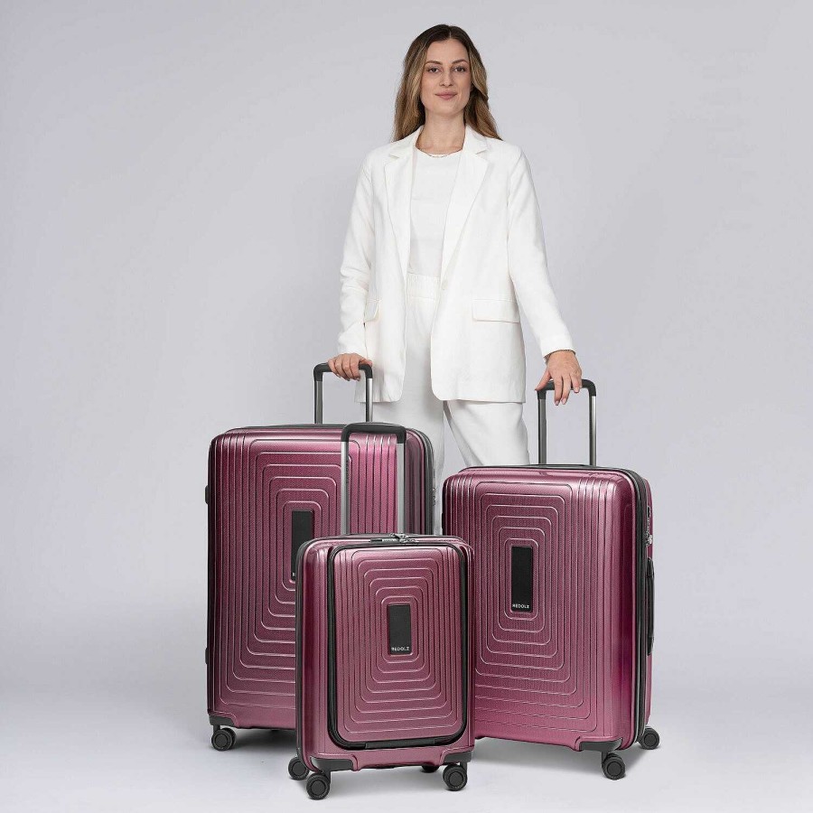 Travel Luggage Redolz | Redolz Essentials 14 3-Set 4-Wheel Suitcase Set 3 Pieces