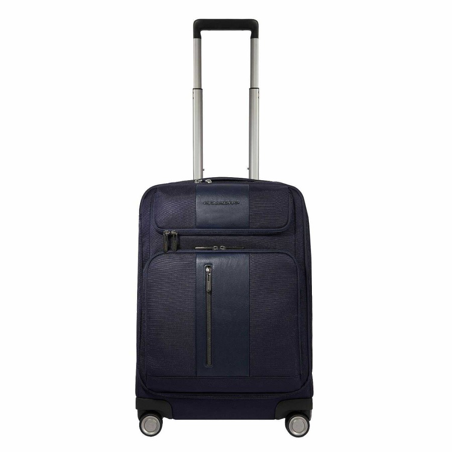 Travel Luggage Piquadro | Piquadro Brief 2 4 Wheels Cabin Trolley 55 Cm