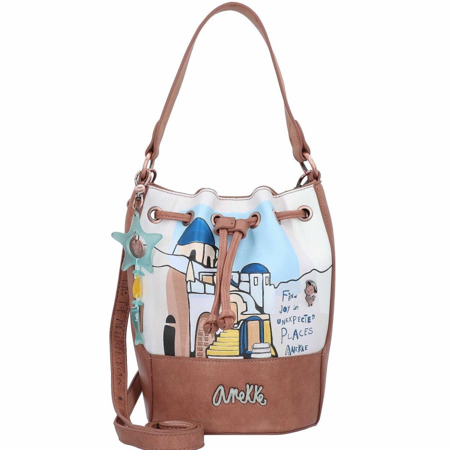 Bags Anekke | Anekke Mediterranean Sunrise Bucket Bag 26 Cm