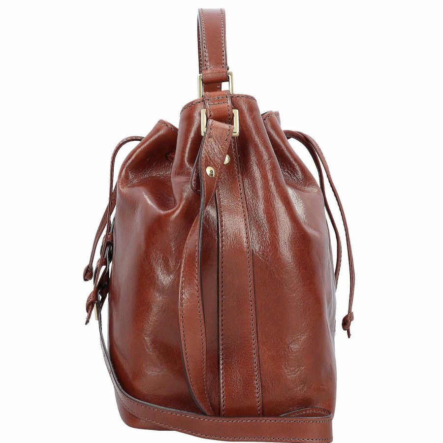 Bags The Bridge | The Bridge Story Donna Bucket Bag Leather 24 Cm