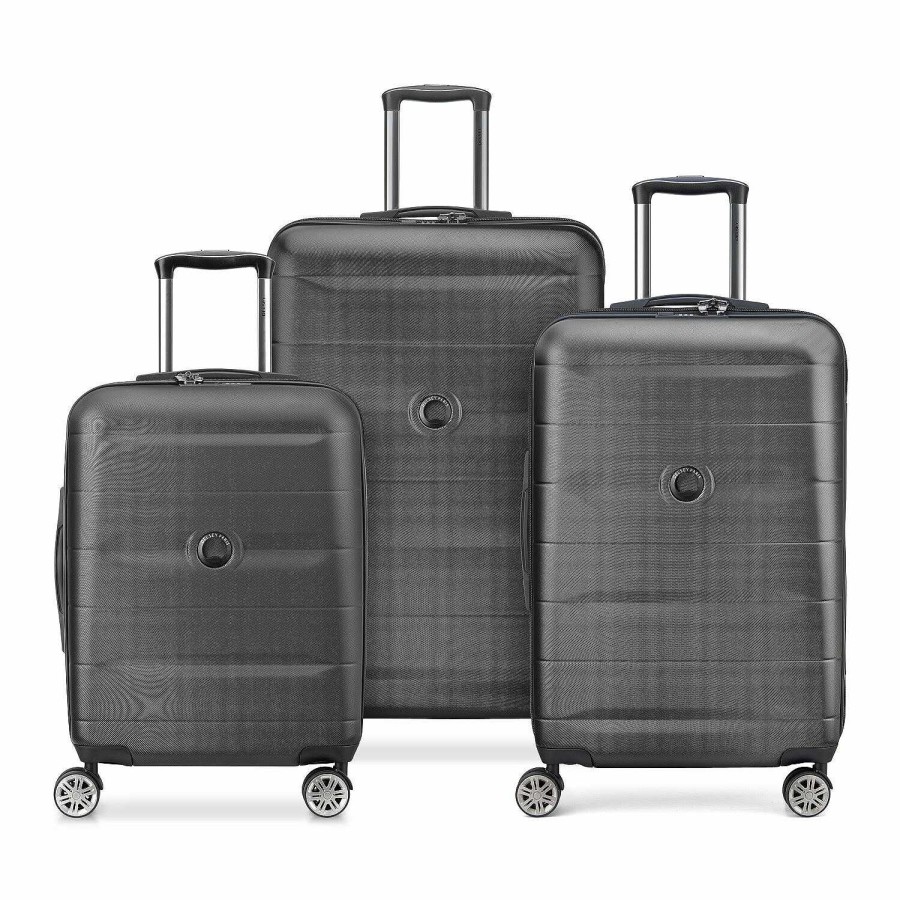 Travel Luggage Delsey Paris | Delsey Paris Comete + 4 Wheels Suitcase Set 3 Pieces