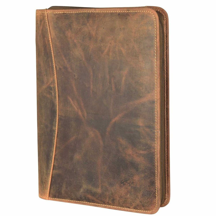 Business Greenburry | Greenburry Vintage Ring Binder Leather 26 Cm