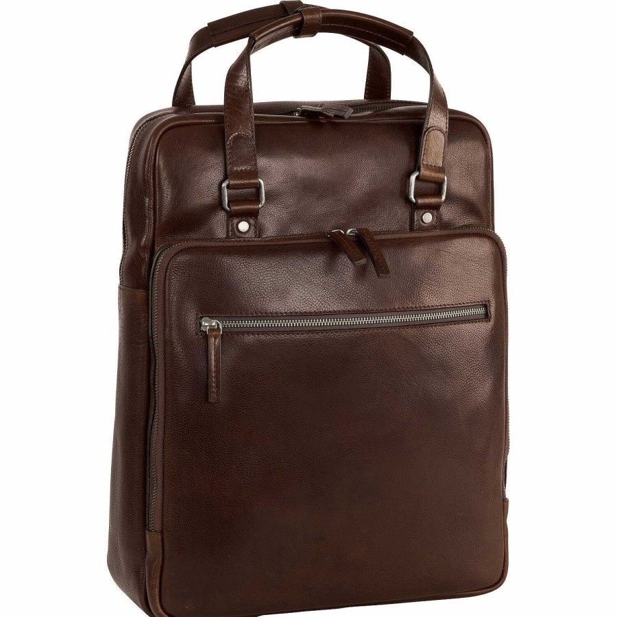 Business Leonhard Heyden | Leonhard Heyden Roma Backpack Leather 42 Cm Laptop Compartment