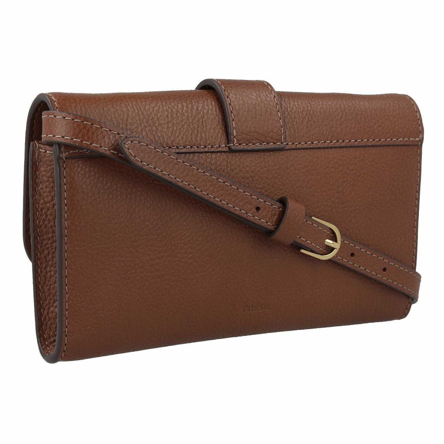 Bags Fossil | Fossil Harwell Clutch Wallet Leather 19 Cm