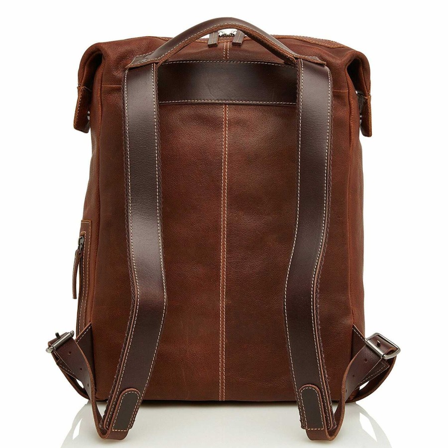 Business Castelijn & Beerens | Castelijn & Beerens Rudy Backpack Rfid Leather 40 Cm Laptop Compartment