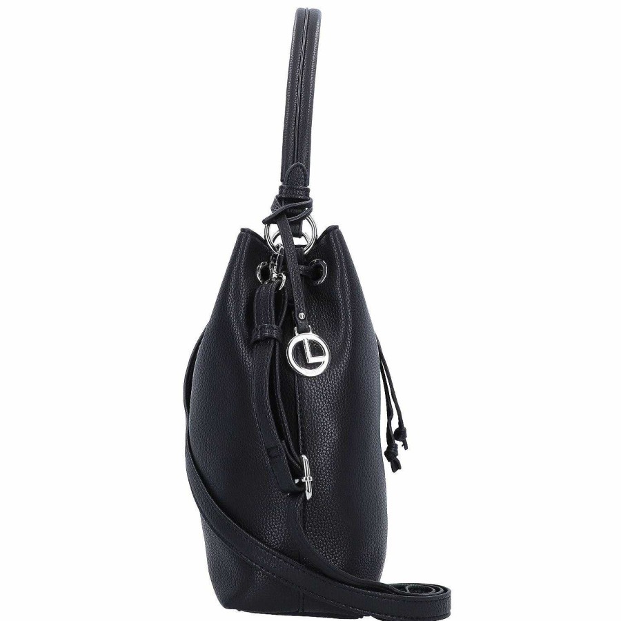 Bags L.Credi | L.Credi Ebony Bucket Bag 28 Cm