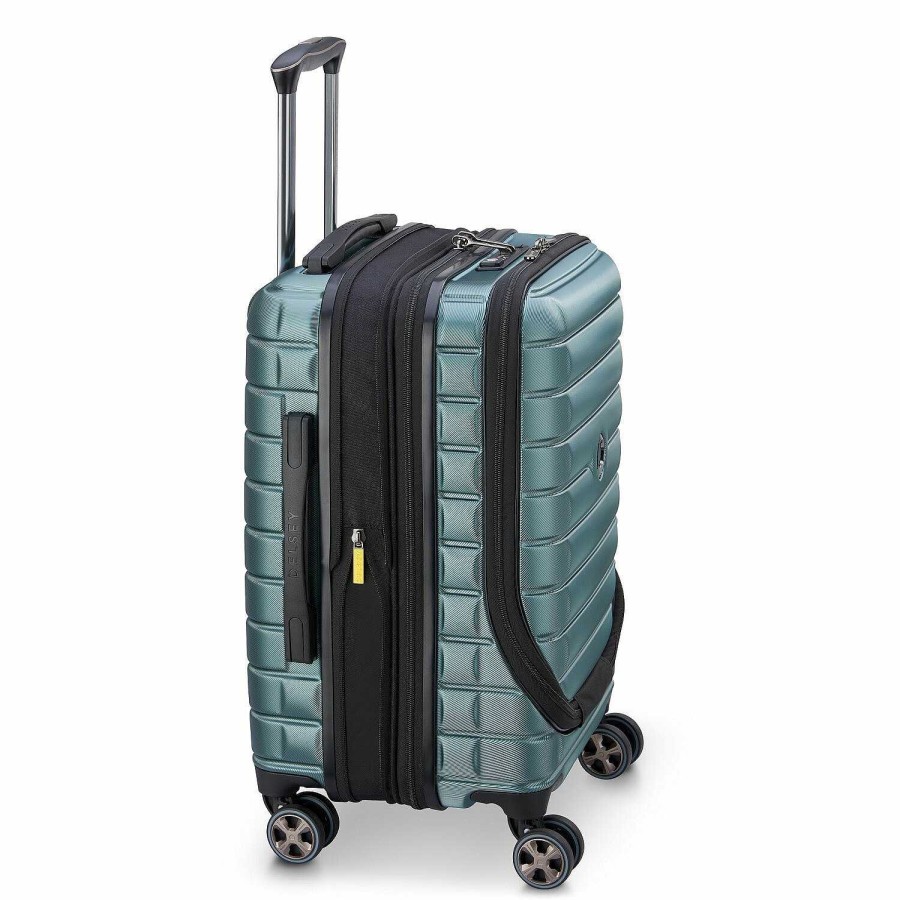 Travel Luggage Delsey Paris | Delsey Paris Shadow 5.0 4-Wheel Cabin Trolley 55 Cm Laptop Compartment With Expansion Fold