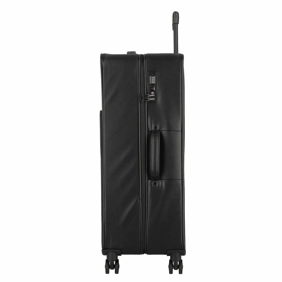 Travel Luggage Guess | Guess Napoli 4 Wheels Trolley 79 Cm